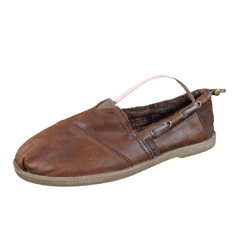 Skechers BOBS Chill Luxe Women Slip On Loafers Size 7 Casual Comfort‎ Brown